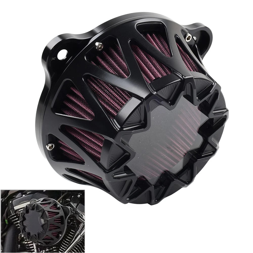 Spike Air Cleaner Intake Filter Red for Harley Touring Road King (2008–2016)