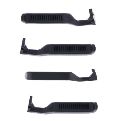 Set of 4 Textured Black Inner Door Handles for Ford Bronco F100/F150/F250/F350 (1987–1997)