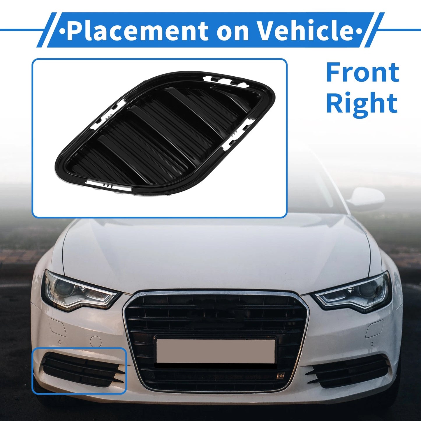 1 Pc Fog Light Grill for Buick Envision (2021–2023) No. 84927257 Black