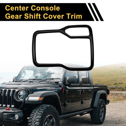 Center Console Gear Shift Frame Cover Trim for Jeep Wrangler JL JLU (2018–2023)