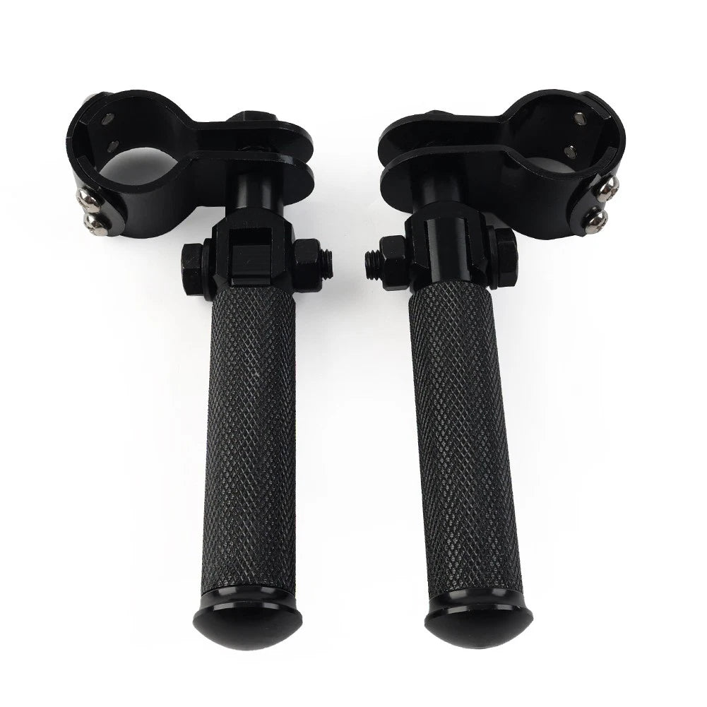 1 Pair CNC Folding Foot Pegs for Universal Motorcycle