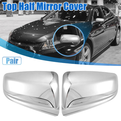 1 Pair Chrome Plated Top Half Mirror Cover for Chevrolet Malibu
