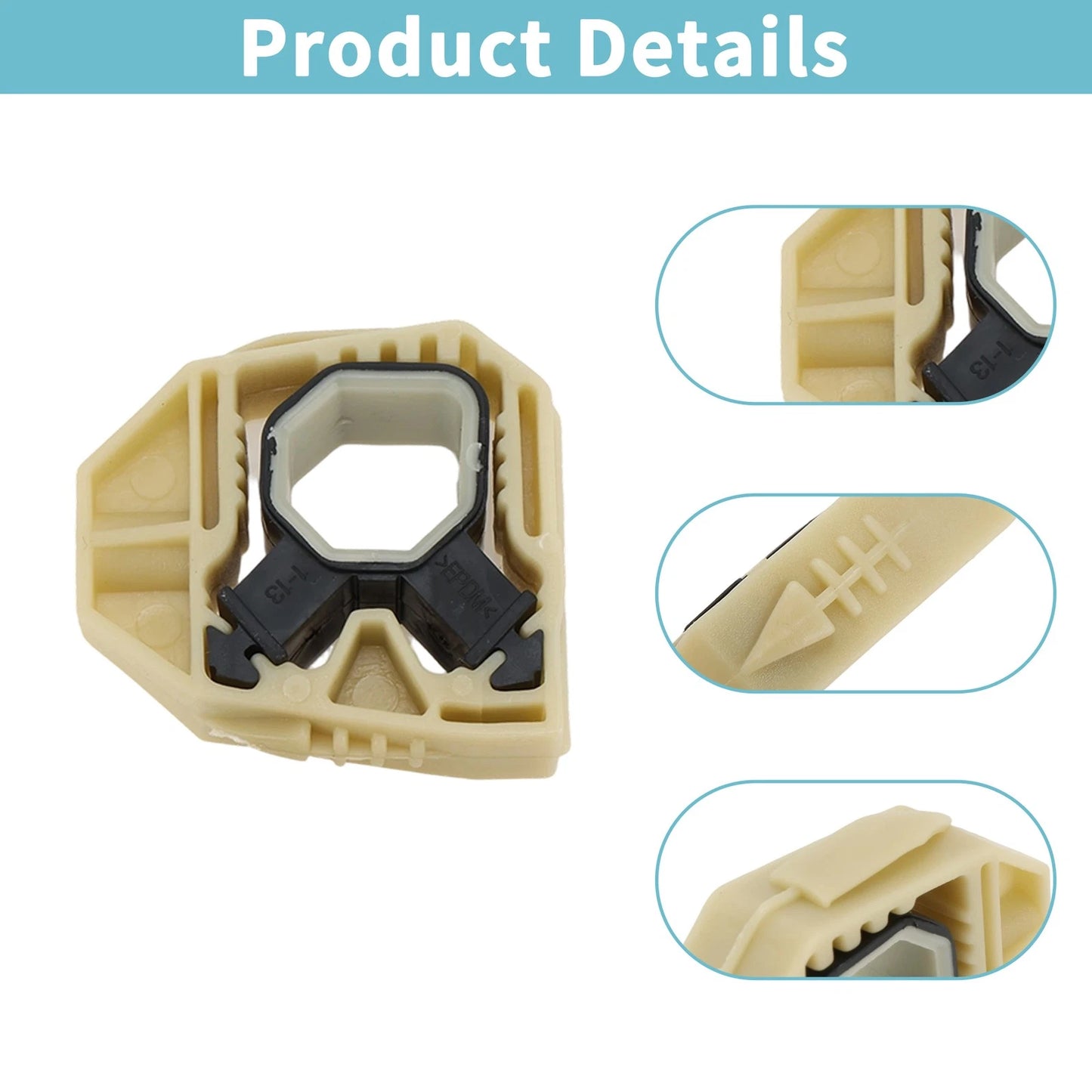 Set of 4 Radiator Mount Brackets for Audi A1 (2010–2018) No. 1K0121367D