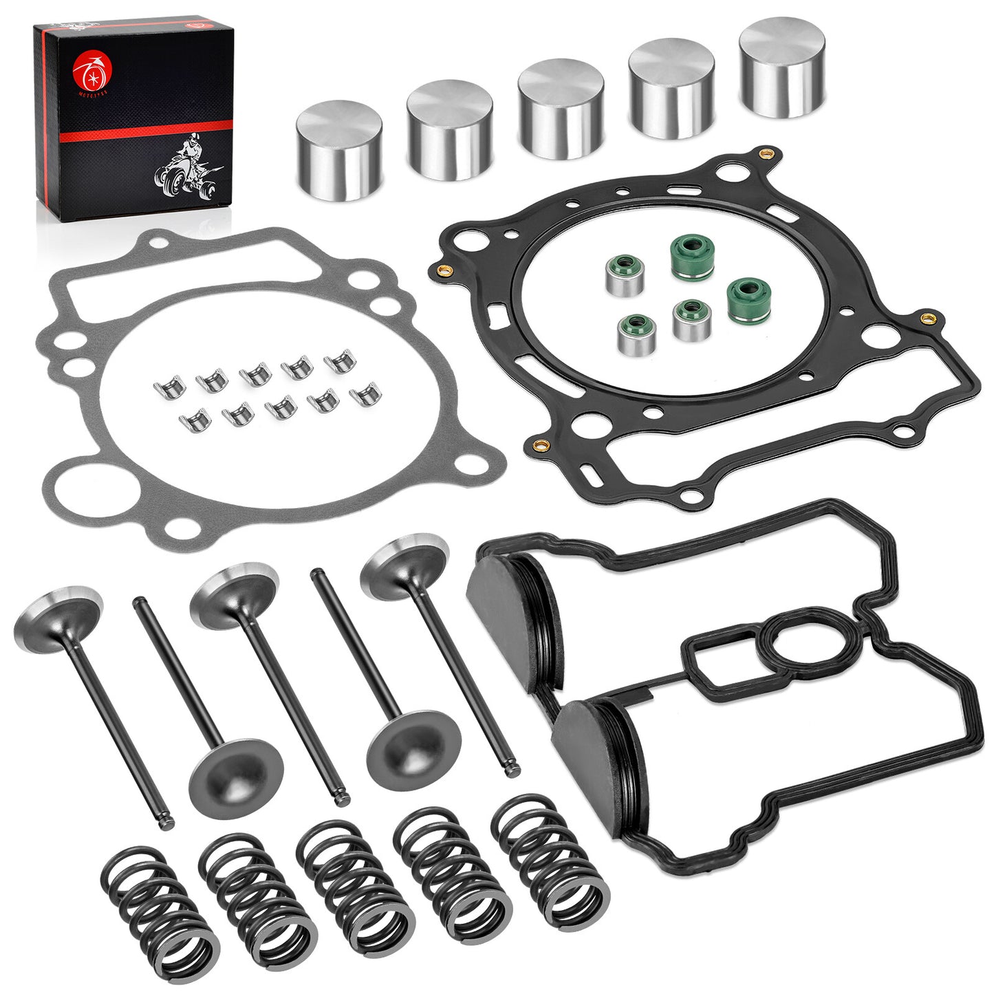 Intake Exhaust Valve Spring Gasket Kit for Yamaha WR450F YZ450F YFZ450 (2003–2009)