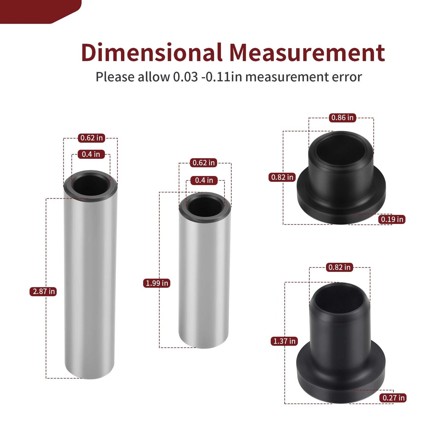 Rear A-Arm Bushings for Arctic Cat Prowler (400–1000)