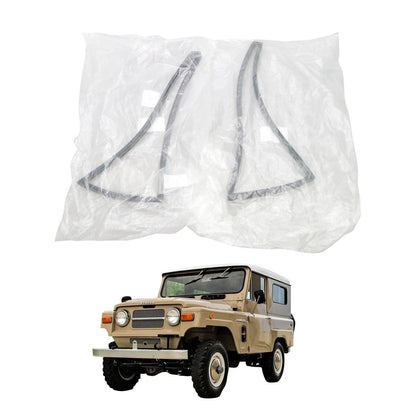 Set of 2 Rubber Weatherstrip Quarter Seals for Nissan Datsun Patrol G60 (1960–1980)