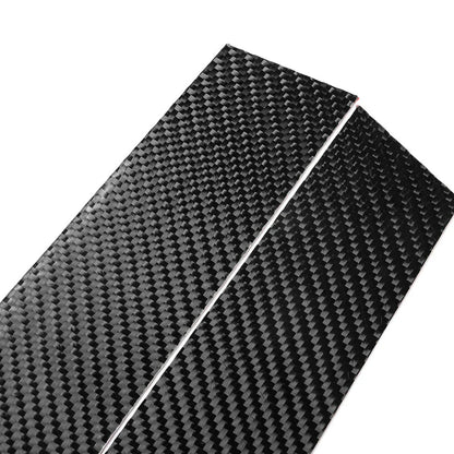 Carbon Fiber Black B-Pillars Cover Trim for VW Golf 8 (2021-2023)