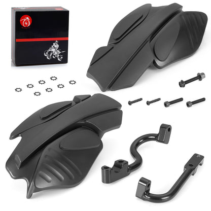 2 Hand Guards & Mount Brackets for Polaris Scrambler Sportsman 850 XP (2015–2023)