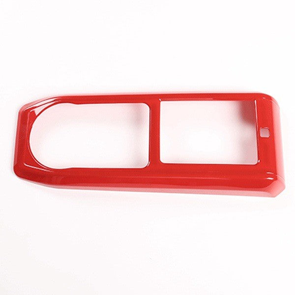 ABS Red Interior Central Gear Shift Panel Cover for Toyota Tacoma (2016–2023)