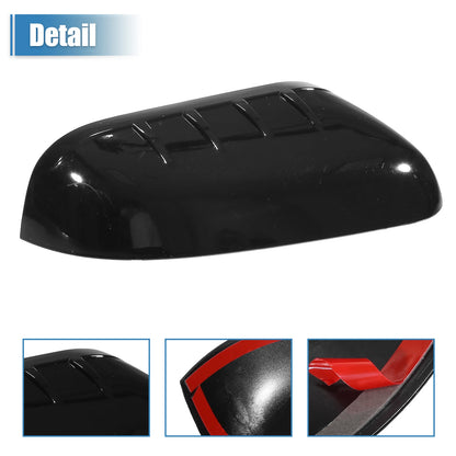 1 Pair Gloss Black Top Half Mirror Cover for Ford Explorer (2011–2015)