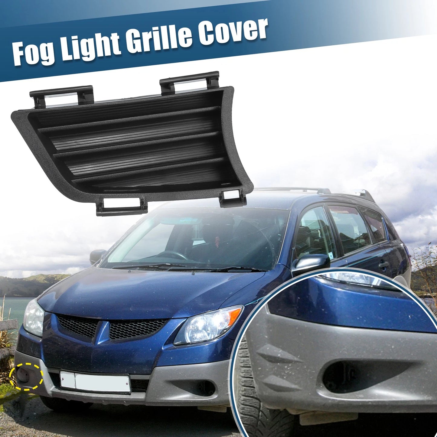 Front Right Fog Light Grille Cover Trim for Pontiac Vibe (2005–2008)