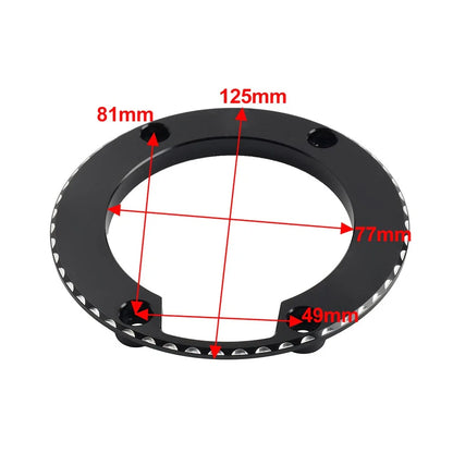 CNC Black Fuel Tank Gas Cap Ring for Suzuki GSX 1300R Hayabusa (2021-2025)