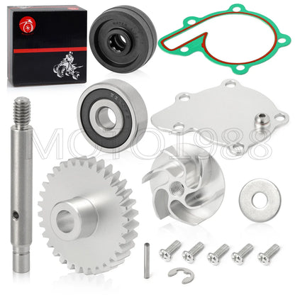 Banshee Billet Impeller Water Pump Gear Bearing Seal Kit Shaft for Yamaha Banshee (1987–2006)