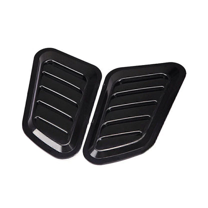 Black Air Flow Intake Hood Scoop Vent Cover for Auto Car (No Year Specified)