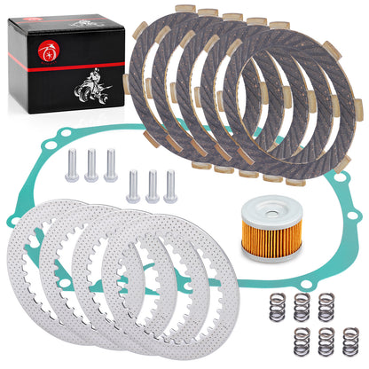 Clutch Friction Steel Plates Kit for Kawasaki KLX110 KLX110L (2002–2024)