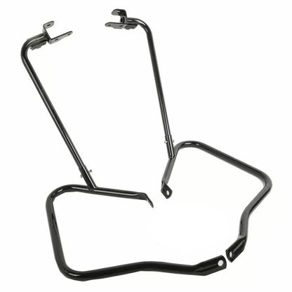 Black Saddlebag Luggage Bracket Guard for Harley Road Glide (2014-2023)