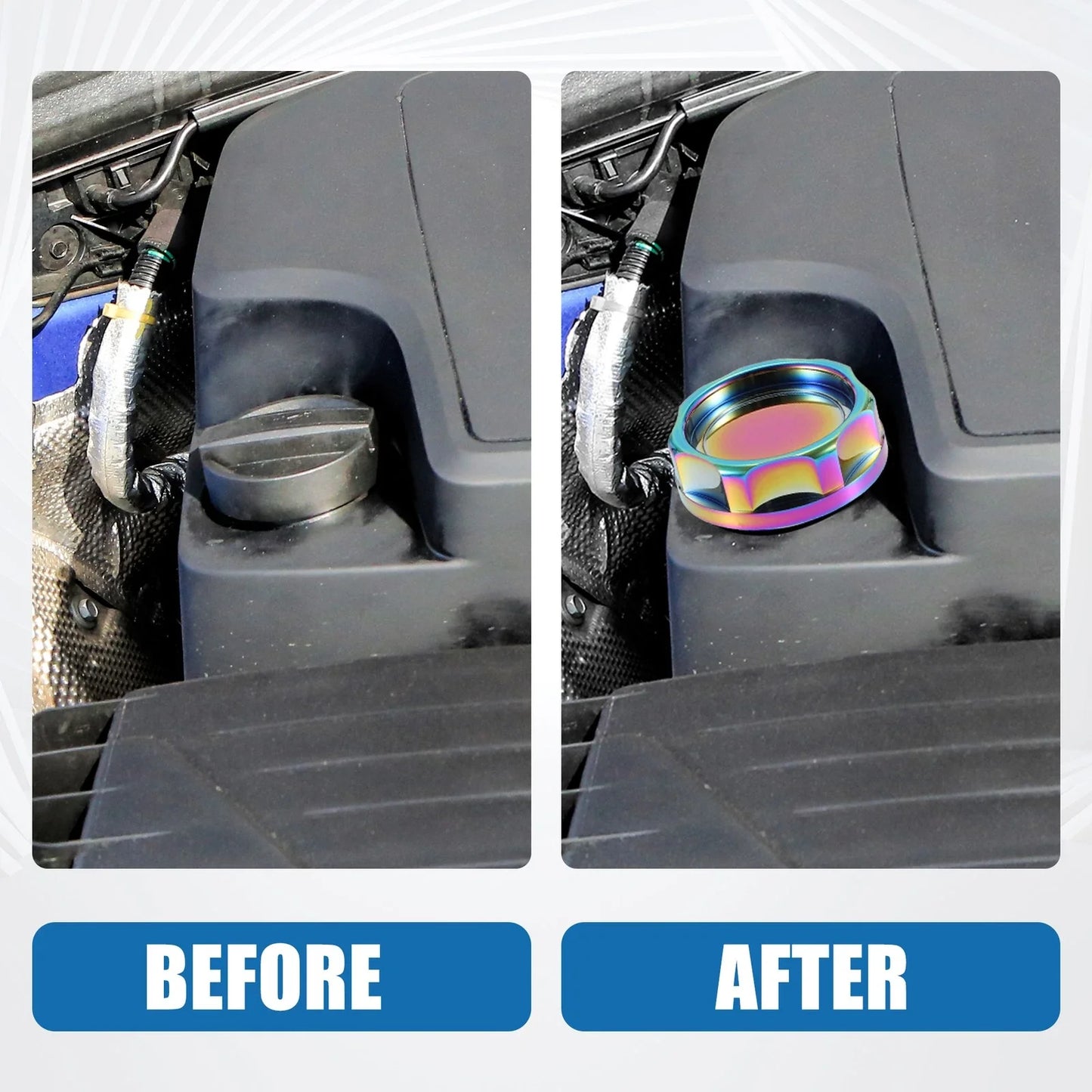 Oil Filler Cap Cover for Honda Engine - Modified Multicolour