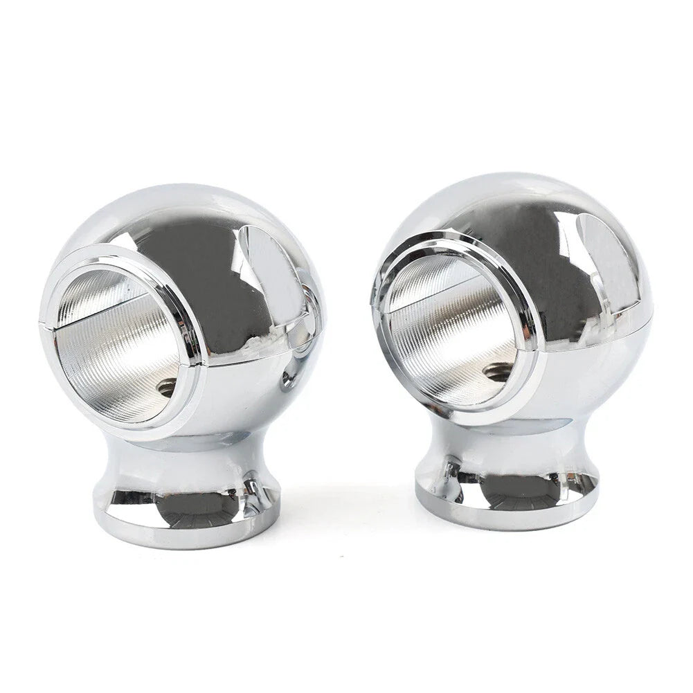 32mm 1.25" Fat Handlebar Risers Clamp Chrome for Harley Touring
