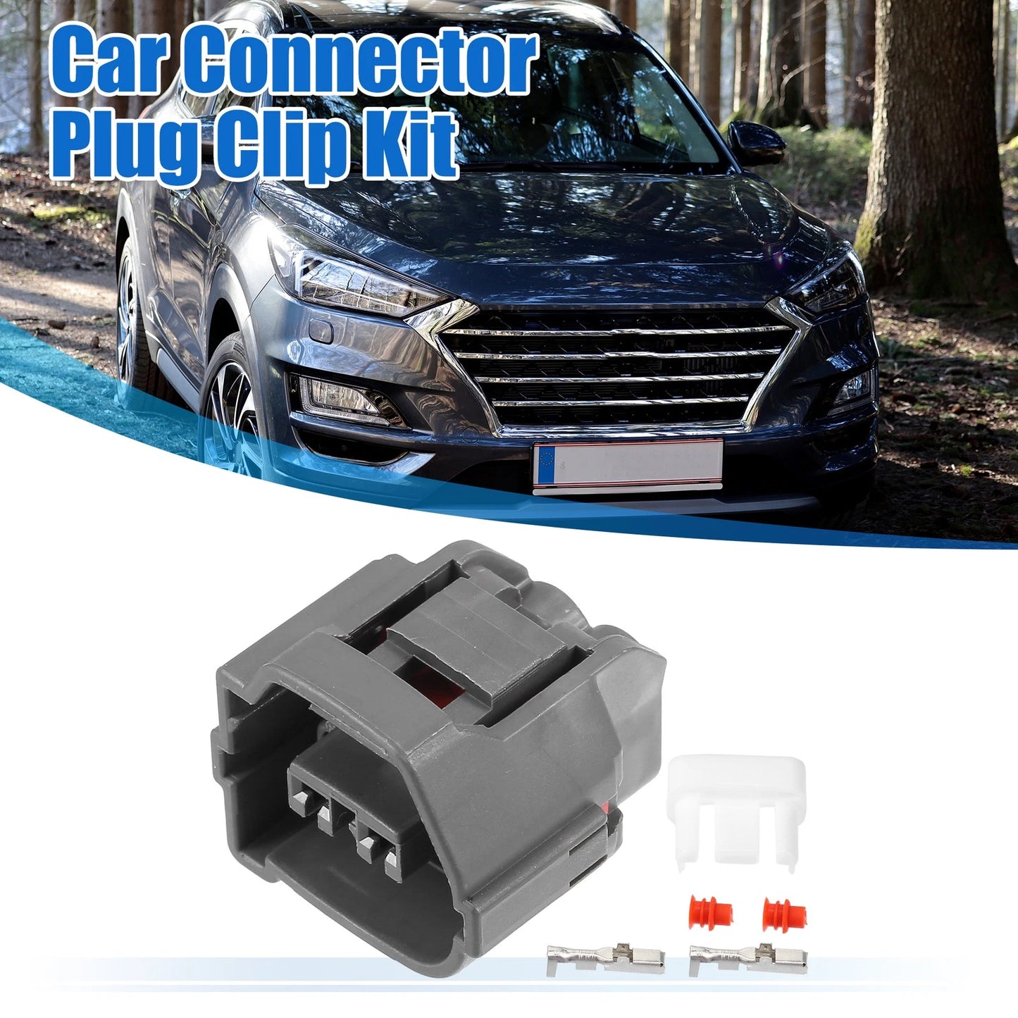 Set of 2 Fuel Injector Connector Adapter Plug for Hyundai