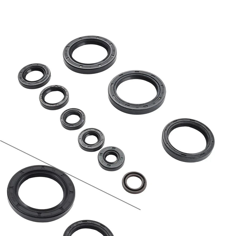9 x Engine Oil Seal Kit for Honda CRF450X (2005-2009, 2012-2017)