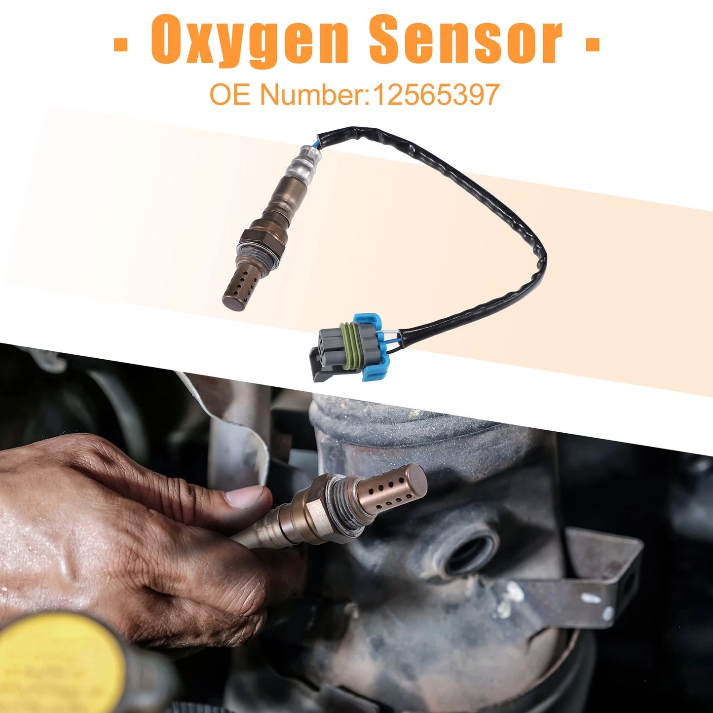 Oxygen Sensors Set of 2 for Chevrolet Silverado 2500 3500 (No. 12565397)