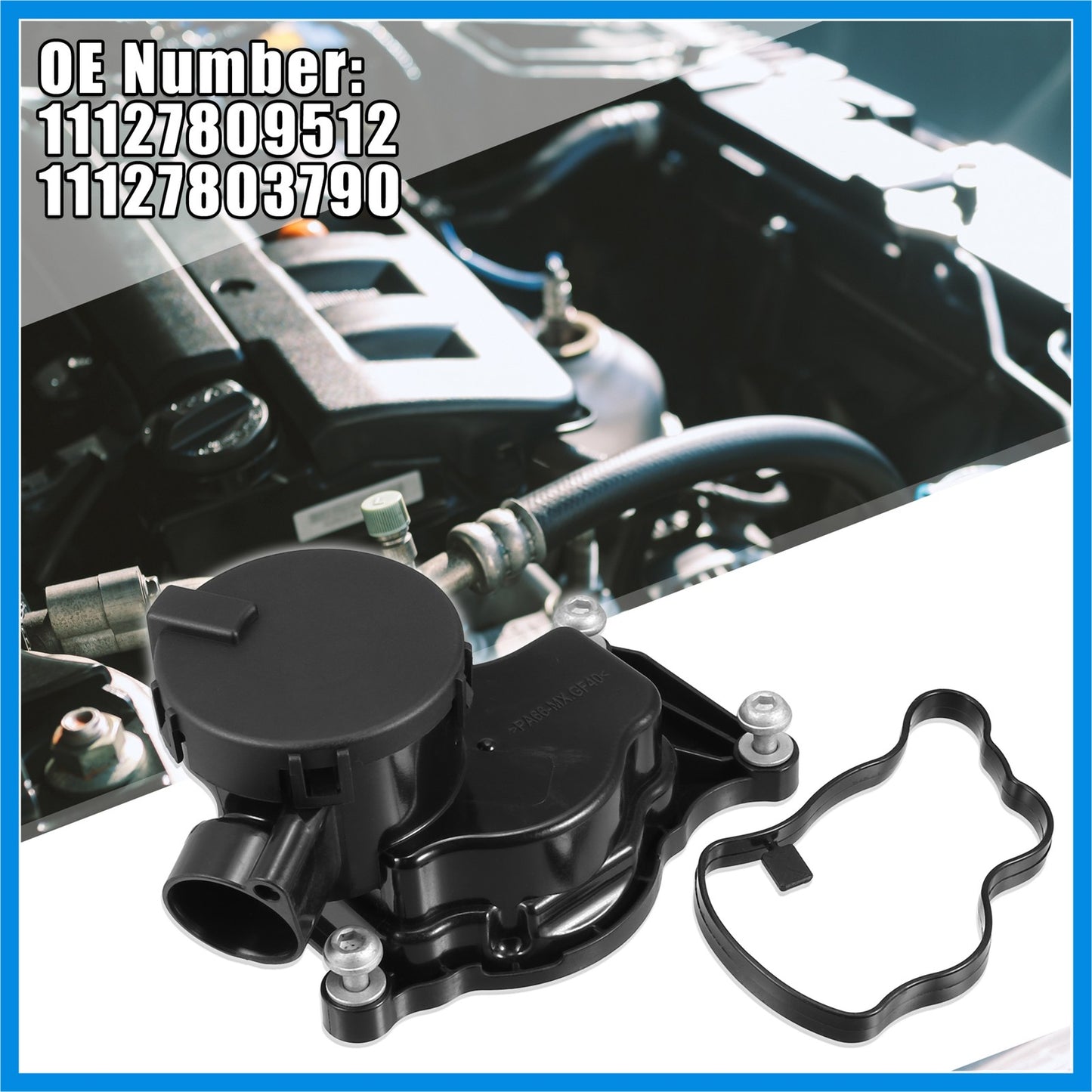 Crankcase Breather Vent Valve for BMW E90 E92 E83 X3 X5 X6 (2007–2013)