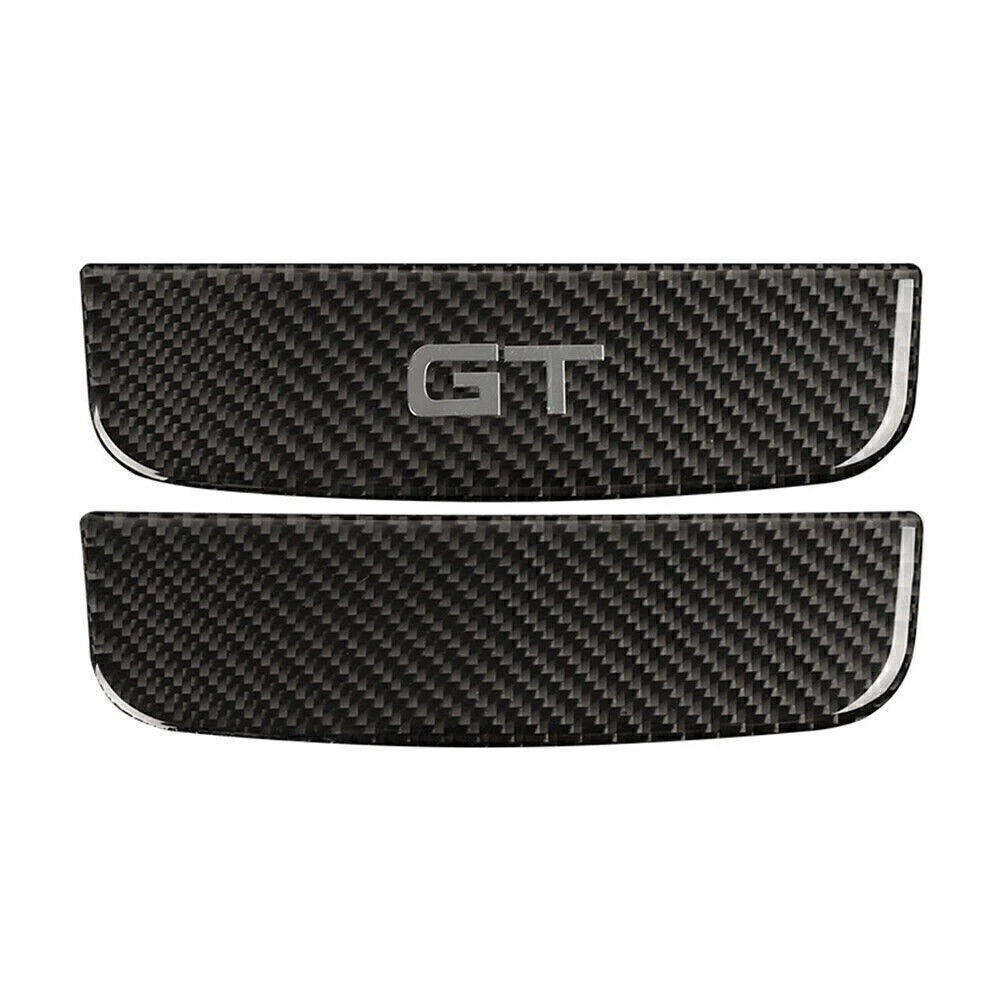 Interior Storage Box Trim Cover for Ford Mustang (2015–2019) Carbon Fiber