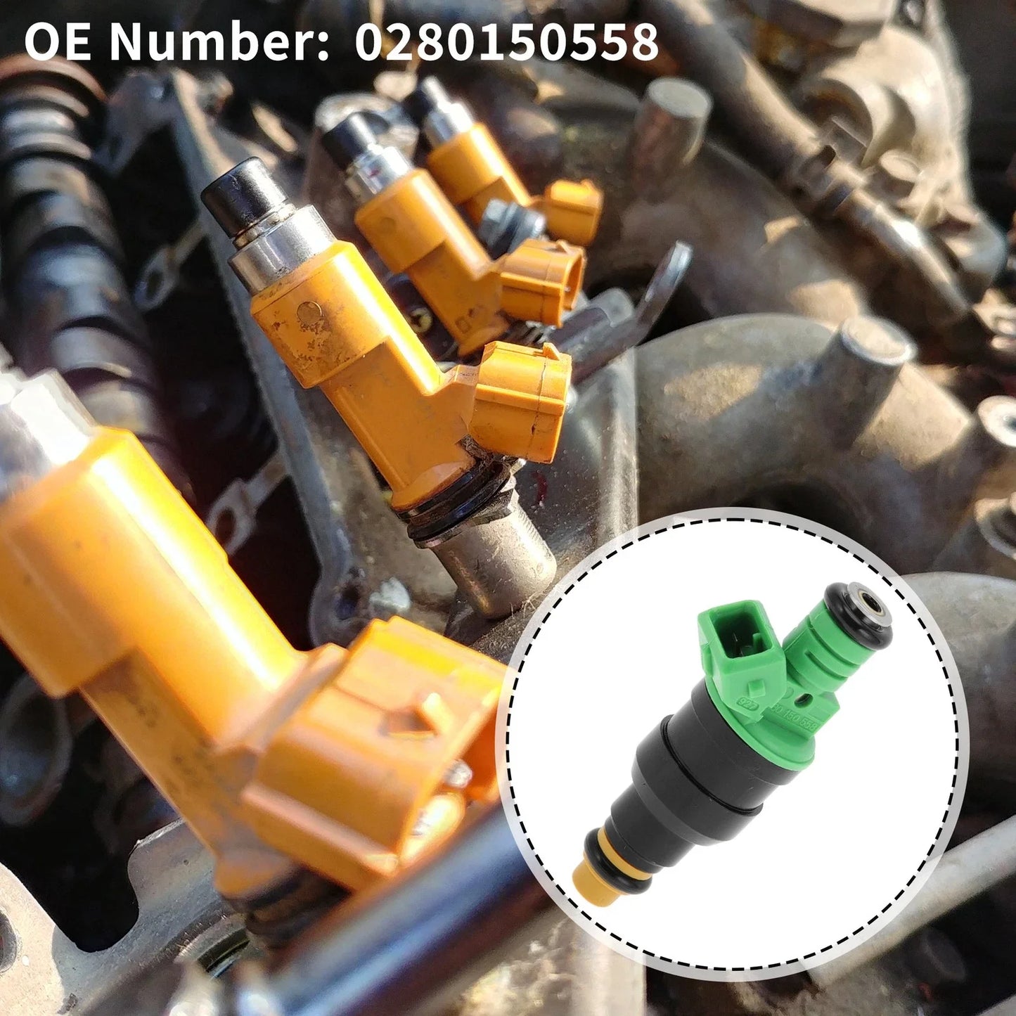 Fuel Injector 1 x No.0280150558 for Ford Lightning (1999-2004)