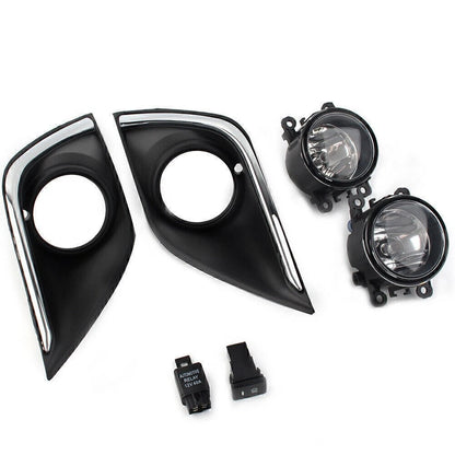 Pair Fog Lights for Mitsubishi Outlander (2016–2019) - Harness & Switch