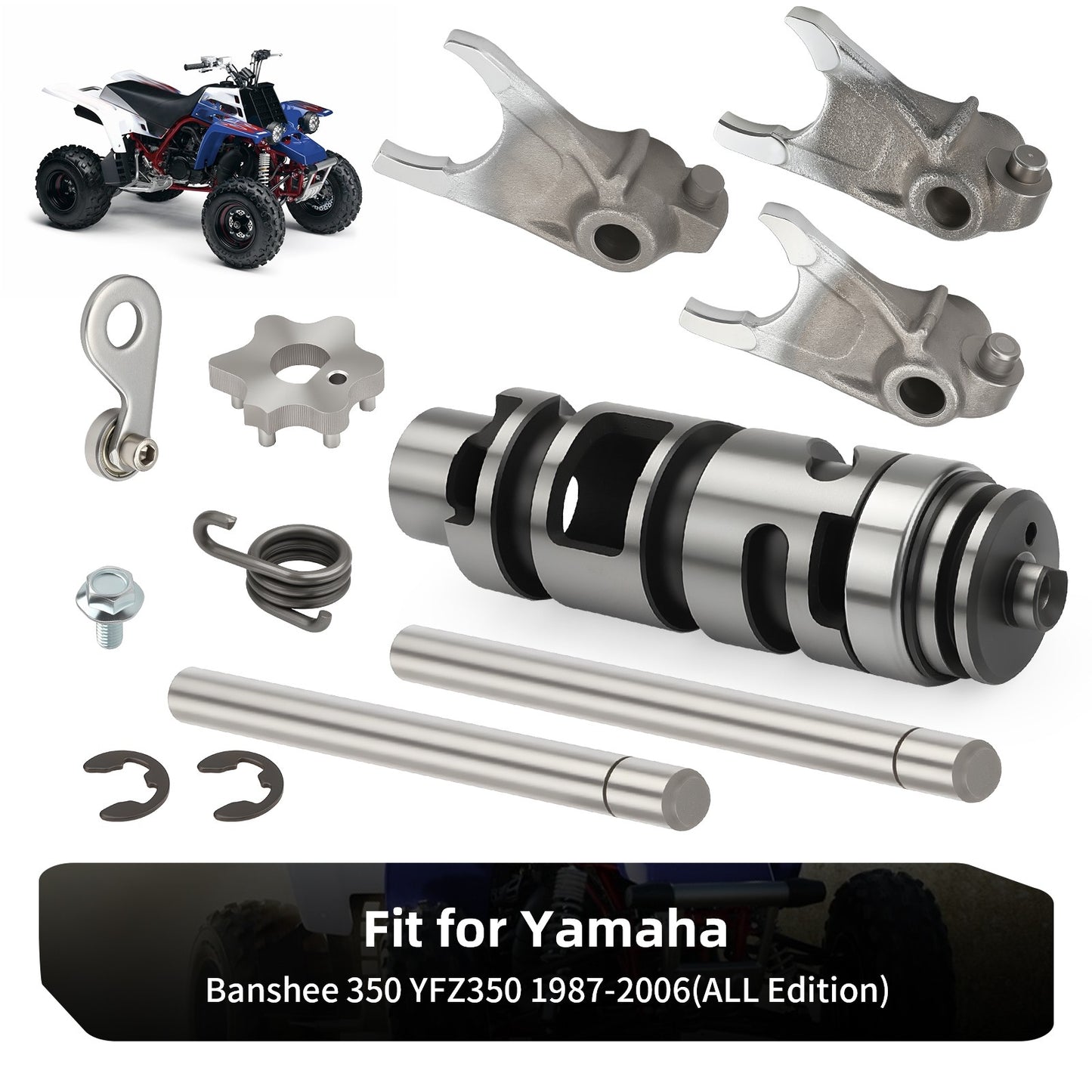 Shift Cam & Forks Kit for Yamaha Banshee 350 (1987–2006)