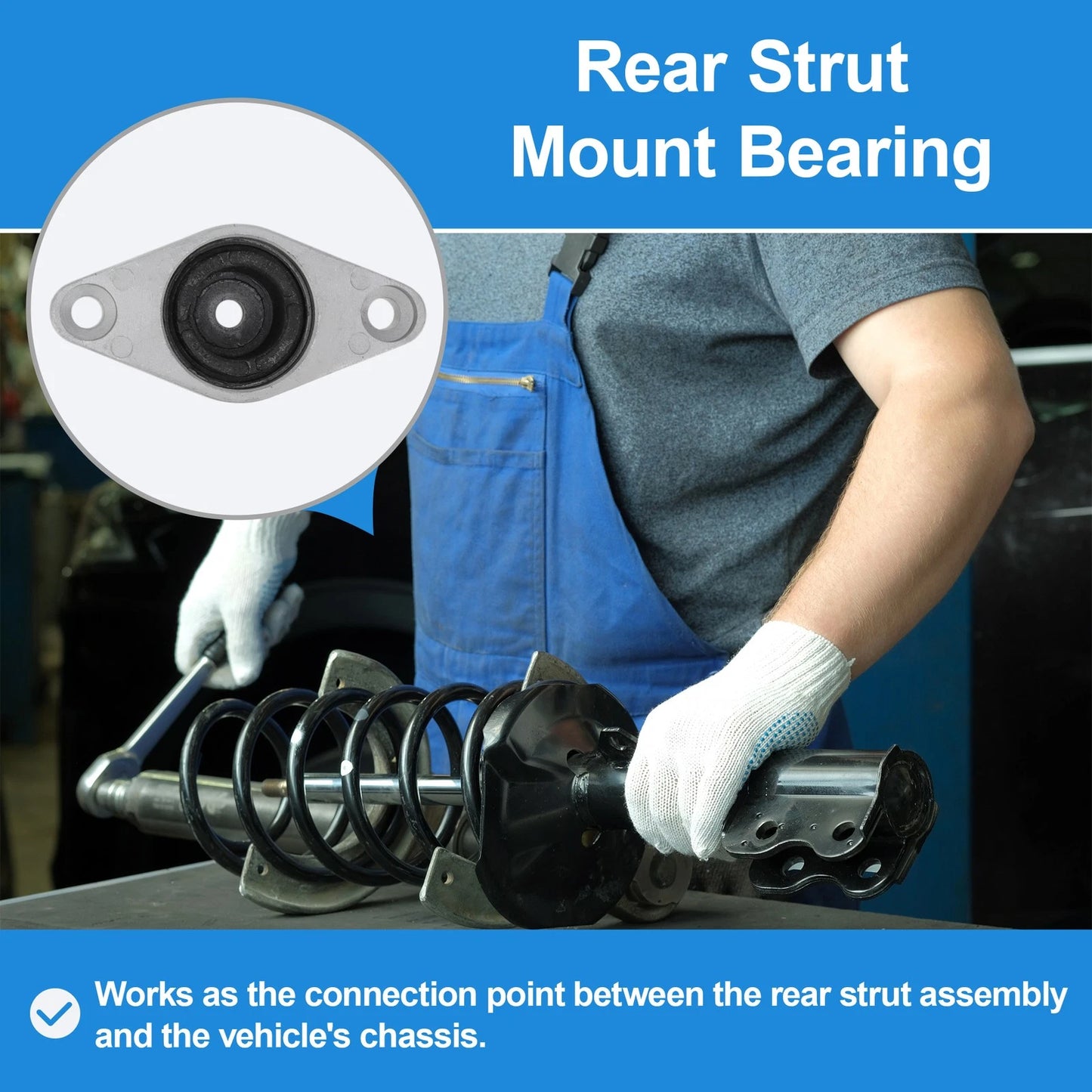 Rear Suspension Strut Mount Bearing No.553302L000 for Hyundai Elantra (2007–2012)
