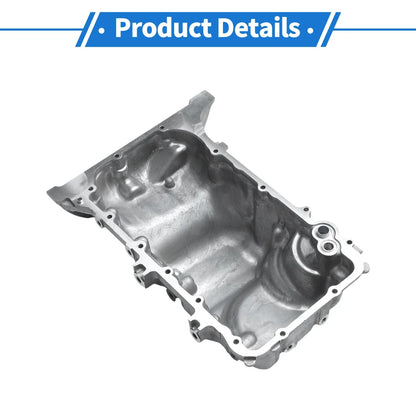 Engine Oil Pan for Honda Civic 2006-2011 - 1 x Steel Silver Tone