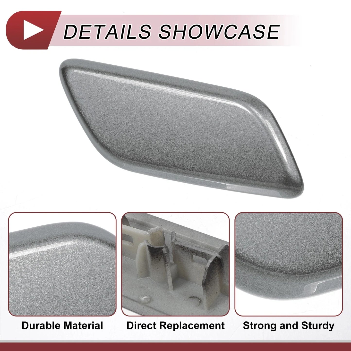 Front Right Washer Nozzle Cover for Lexus LX570 (2013-2015) - Grey 1 x Cap