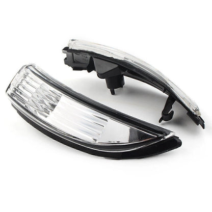 2X Side Rear View Mirror Indicator Light Cover for Ford Fiesta (2009–2015)