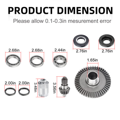 Rear Differential Ring Pinion Gear Bearings for Honda Recon 250 (2002–2014)