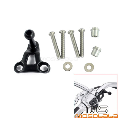 Black Cell Phone Holder Mount for Harley Street Glide ST (2022-2023)