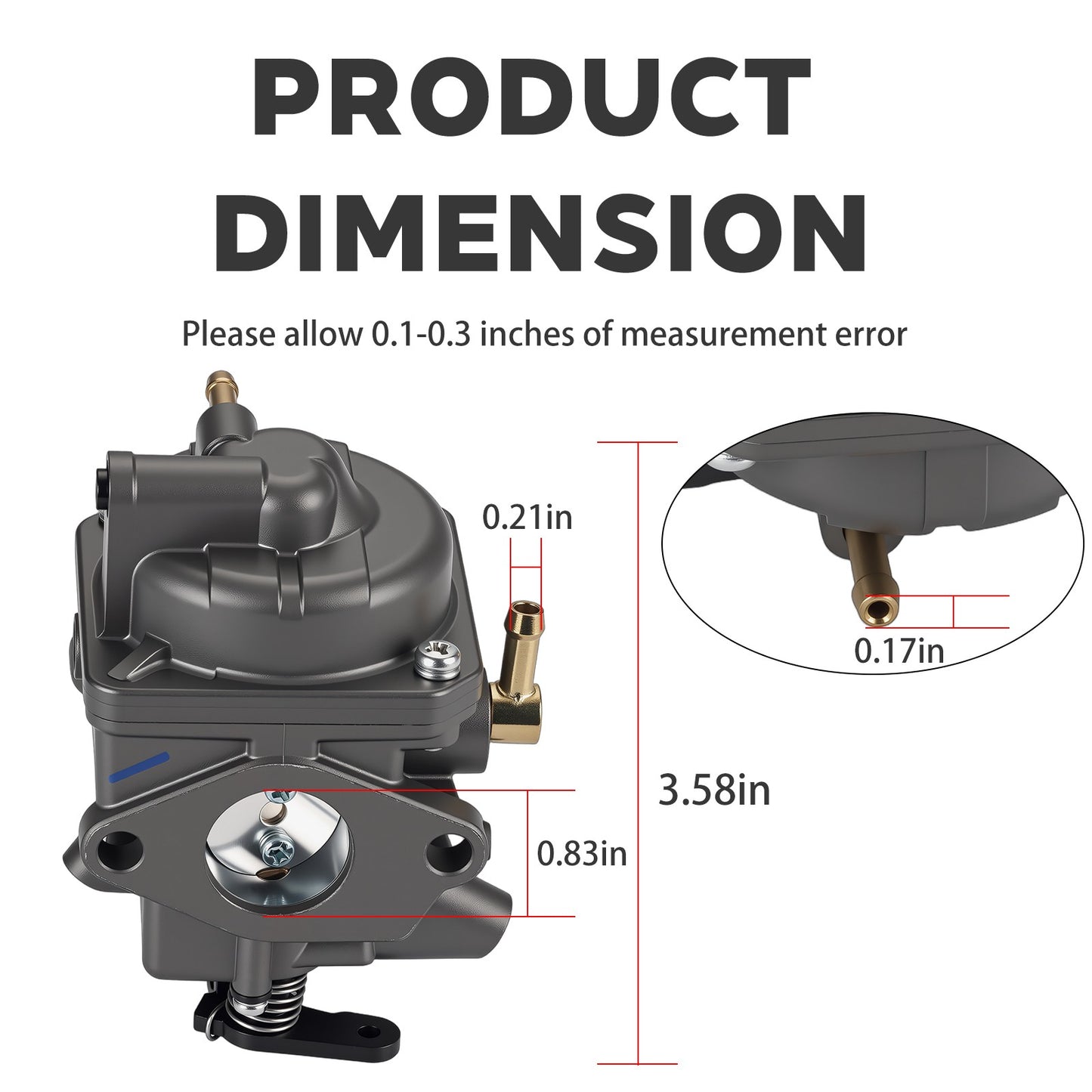 Carburetor for Honda BF8 Outboard (1990–1999)