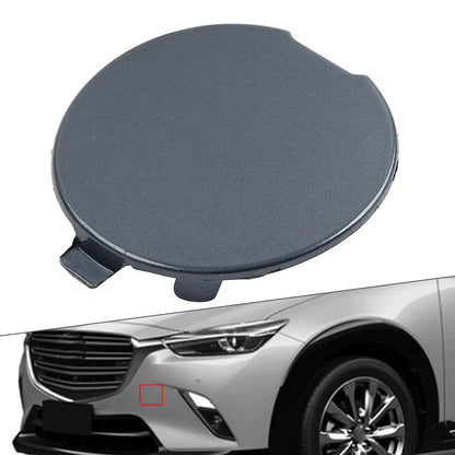 Gray Front Bumper Towing Hook Eye Cover for Mazda CX-3 (2014-2023)