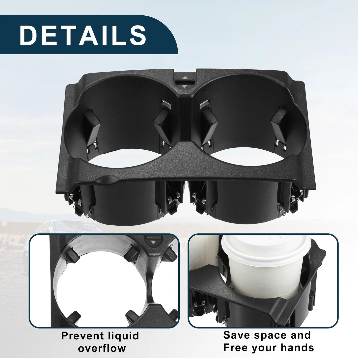 Cup Holder for Mercedes-Benz E350 (2010–2013) No.A2126800110