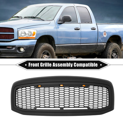 Front Grille Assembly with LED Lights for Dodge Ram 3500
