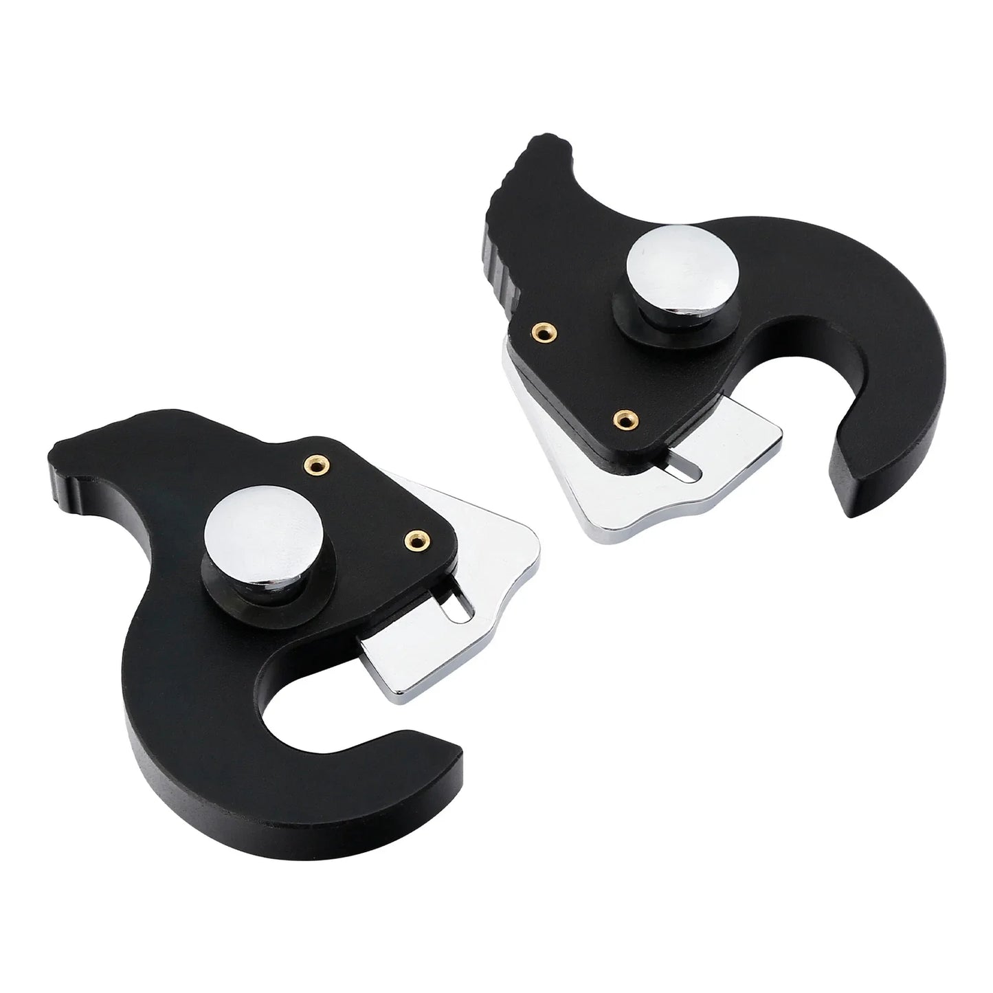 Sissy Bar Luggage Rack Docking Latch Clip Kit for Harley Touring FLHR Black