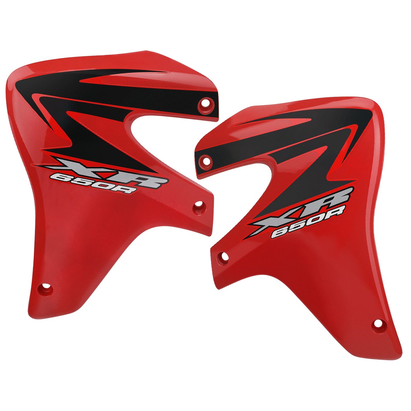 Set of 2 Radiator Shrouds for Honda XR650R (2000–2007) Plastic