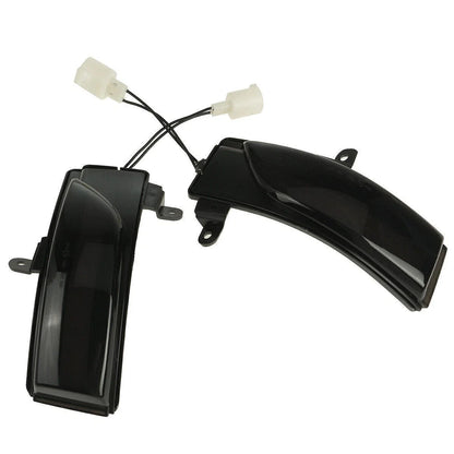 Smoked Switchback Sequential Flash Side Mirror Turn Signal Lights for Subaru