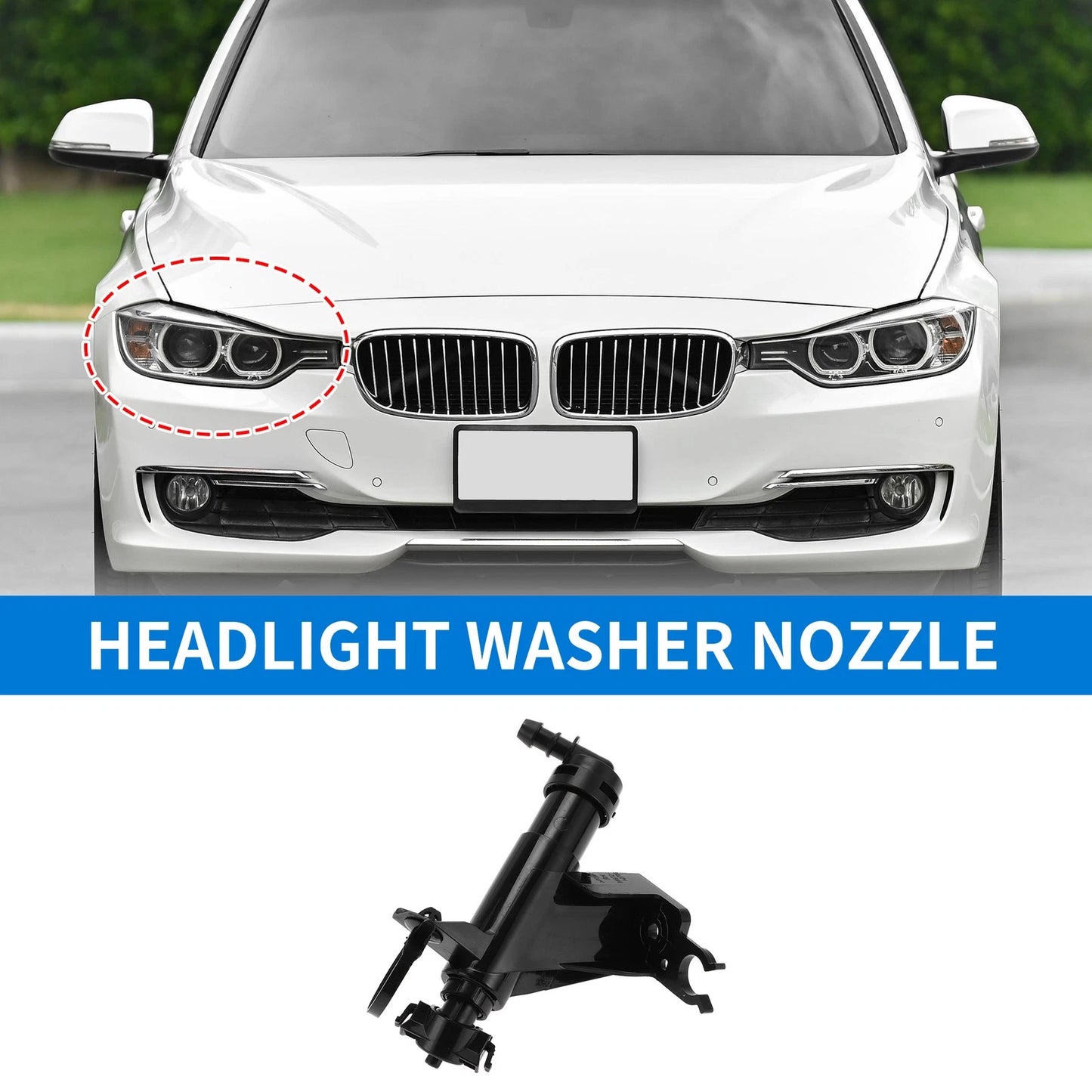 Front Right Headlight Washer Nozzle for Kia Ceed (2012–2017) No. 98672A2700