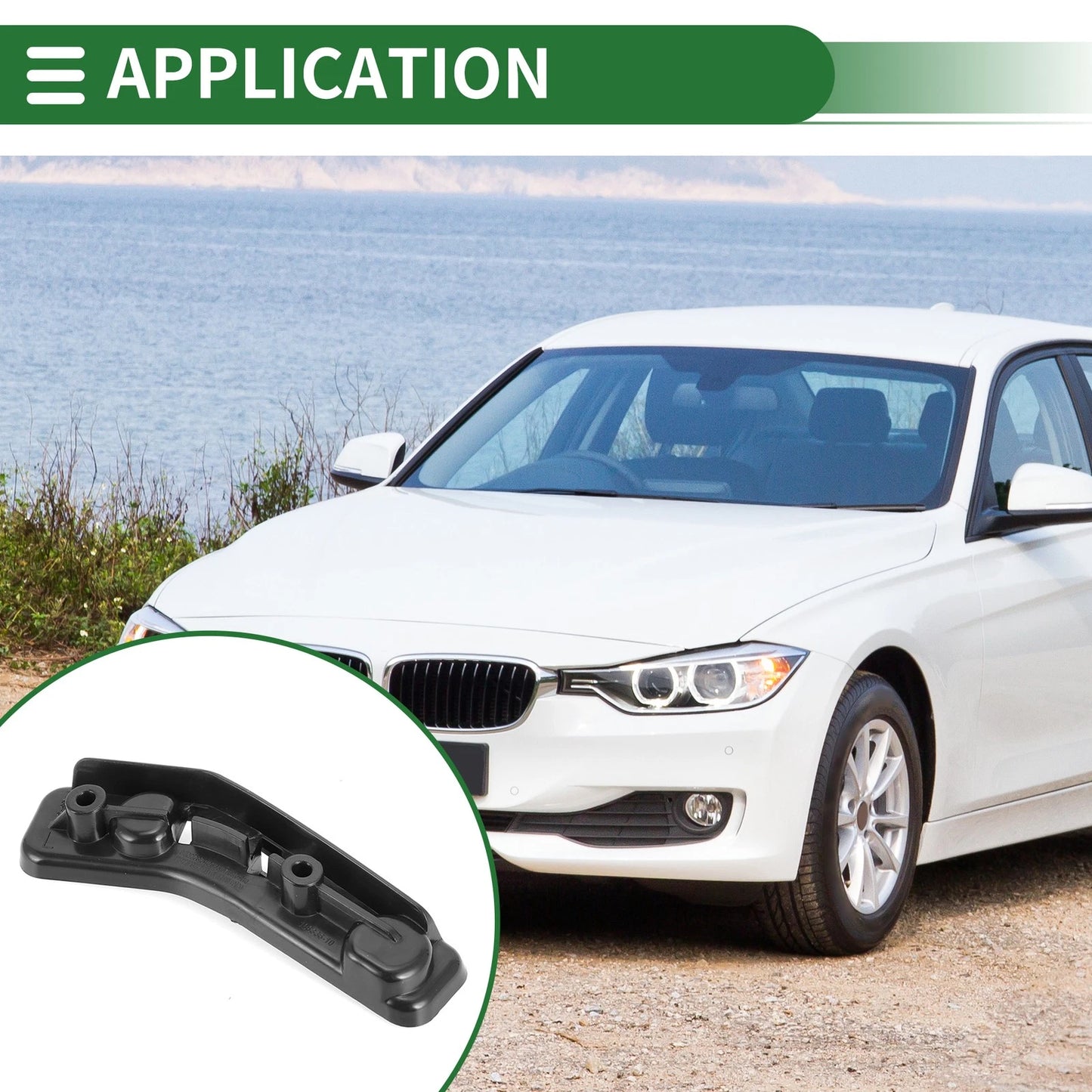 1pc Left Front Bumper Retainer Bracket No. 51117354767 for BMW X1 (2016–2022)