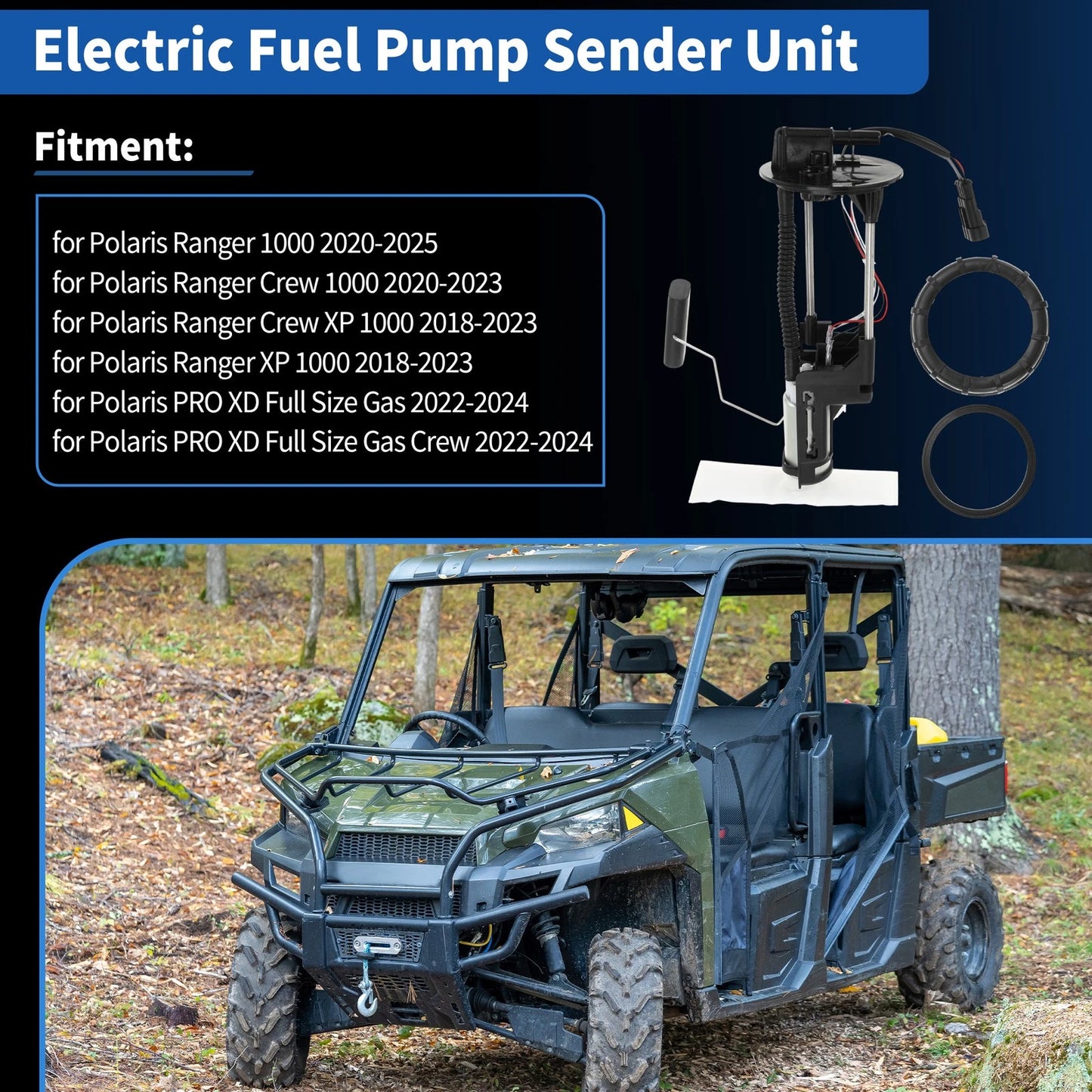 Electric Fuel Pump with Sending Unit for Polaris Ranger 1000 (2020-2022)