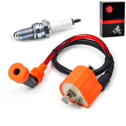 Ignition Coil Pack & Spark Plug for Arctic Cat 500 4x4 (1999–2009)