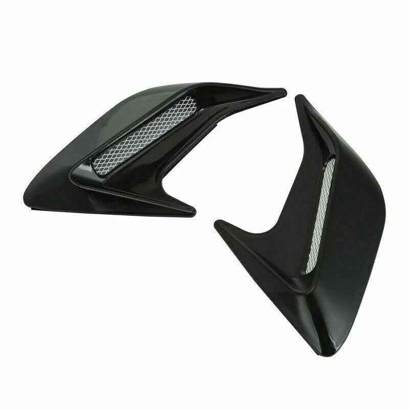 Replacement Fender Part 2 x ABS Vent Black Stickers Tool