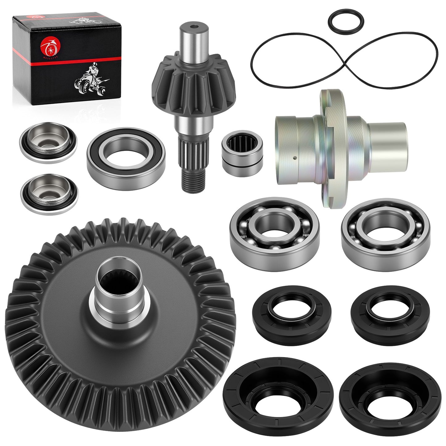 Rear Differential Gear Ring Pinion Joint Kit for Honda Rincon 650 680 (2003–2014)