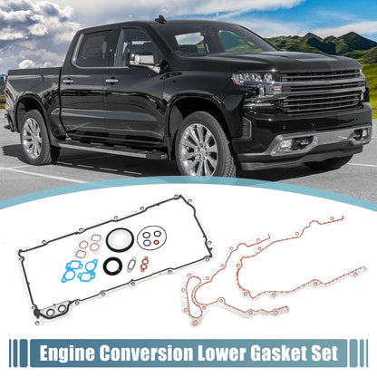 Lower Gasket Set for GMC Cadillac CS9284 CS5975 Rubber Aluminum